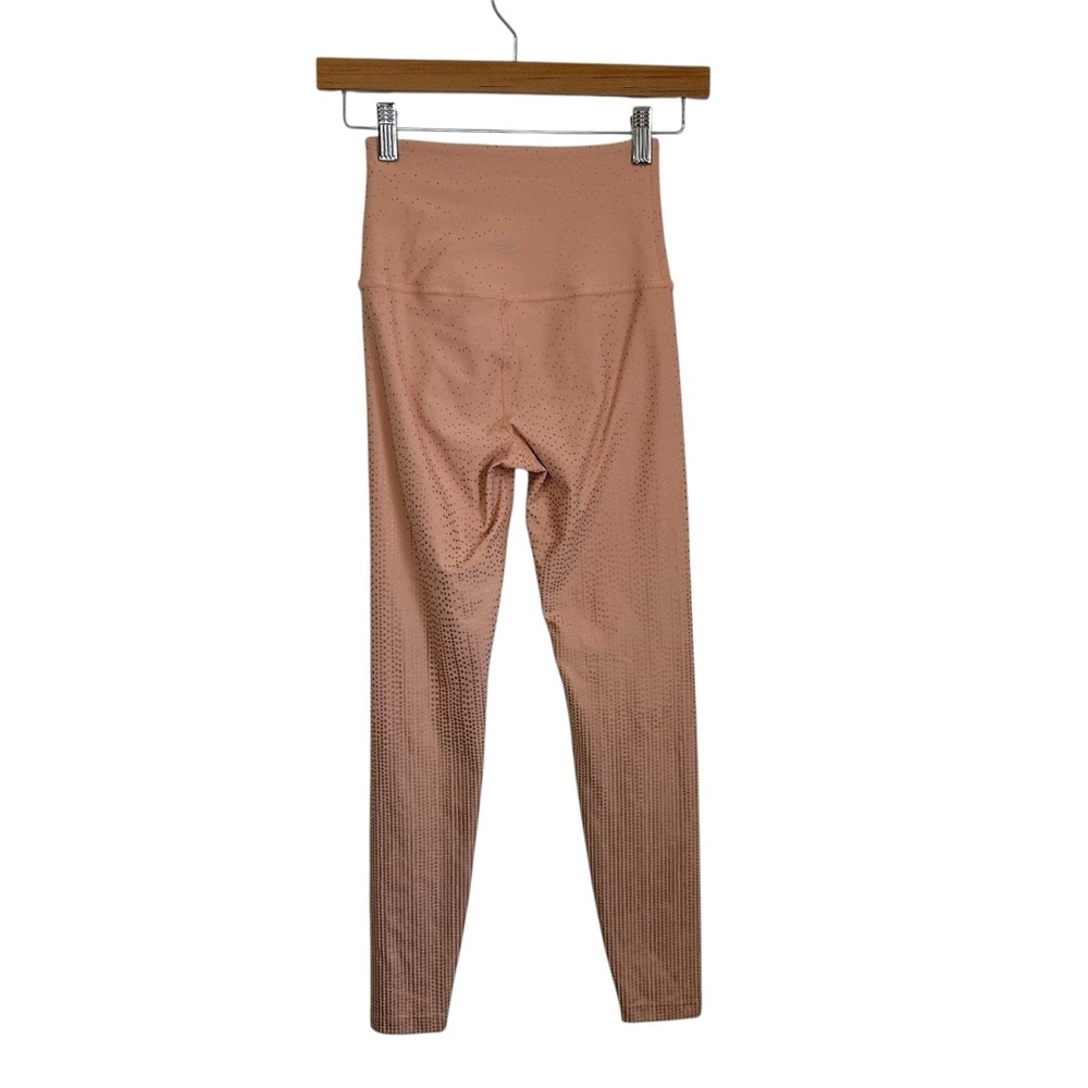 Beyond Yoga Womens Drip Dot High Waisted Leggings Sz XS Coral Gold Atheisure - Picture 4 of 9